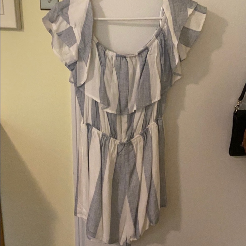 Striped Romper - Picture 2 of 2